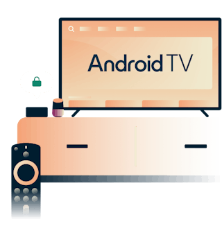 Android TV secured with ExpressVPN app.