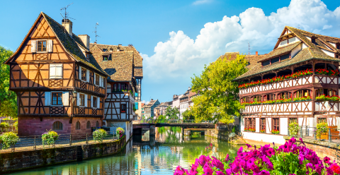 The city of Strasbourg.