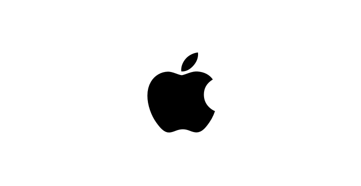 Apple logo.