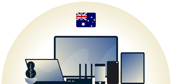 Australia VPN protecting a variety of devices.